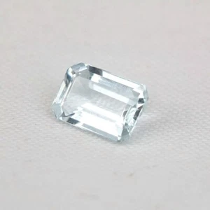 SHOLA Echt 7 x 5 mm Natürlicher Aquamarin Ca. 0,80 Ct 1 Stück aus Brasilien - Bild 1 von 3