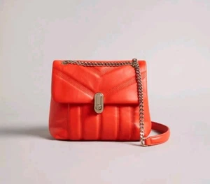 Ted Baker London Ayahlin Quilted Leather Bag Red - Picture 1 of 9