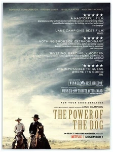 2021 The Power Of The Dog Netflix Movie Poster Print Ad, For Your Consideration - Picture 1 of 1