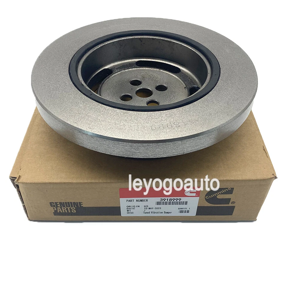Amortiguador de motor equilibrador armónico OE 3918999 para Cummins 5,9 L 24 V Dodge Ram 98-02 Foto 1 de 4
