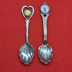 VTG Collector Silver Plated Souvenir Florida & Philadelphia Spoons Lot of 2 - Picture 1 of 10