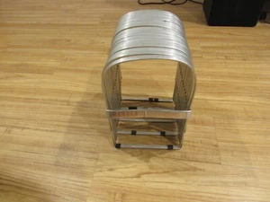 Vintage Expanding File Holder MAGAZINE RACK EVANS SPECIALTY Accordion - Picture 1 of 15