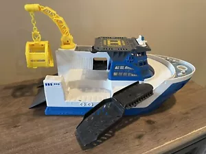 2013 Mattel Matchbox Mission Marine Rescue Shark Boat blu BFN57 galleggianti e rulli - Foto 1 di 9