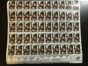 PRECANCEL SCOTT#1414A ,6C STAMP CHRISTMAS -TRADITIONAL SHEET OF 50 NH OG - Picture 1 of 2