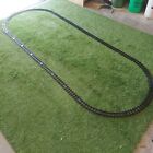 Caterpillar train set large track oval 10 ft x 4ft, battery operated runs great 