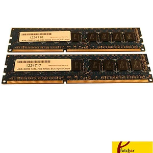 8GB(2 x 4GB) Memory DDR3 1333 PC3 10600 ECC for Dell Precision Workstation T3500 - Picture 1 of 1