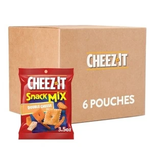 Cheez It Snack Mix Double Cheese (3.5 oz Pack of 6) - Picture 1 of 9