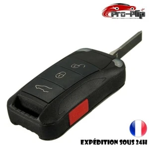 CLE PLIP pour Porsche Cayenne Boxster Cayman Panamera Macan 911 3 boutons + TRAF - Picture 1 of 1