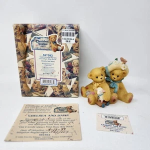 Rare Vintage Cherished Teddies 597392 CHELSEA and DAISY "Old Friends Always Find - Picture 1 of 16