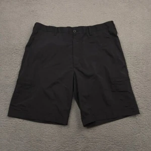 Nike Golf FitDry Shorts Mens 38 Black Polyester Spandex Stretch Pockets - Picture 1 of 12