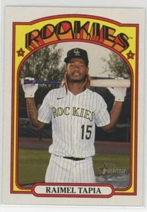 2021 Topps Heritage Baseball Raimel Tapia SP #469 - Picture 1 of 2