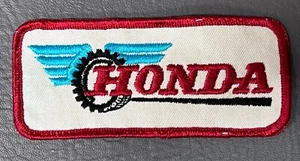 Vintage HONDA Motorcycle  Jacket Patch Japan Motocross - Picture 1 of 4