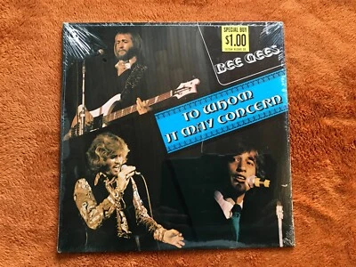 bee gees lp to whom it may concern SEALED original vinyl sd7012 1972 pop ups ! - Image 1 of 2