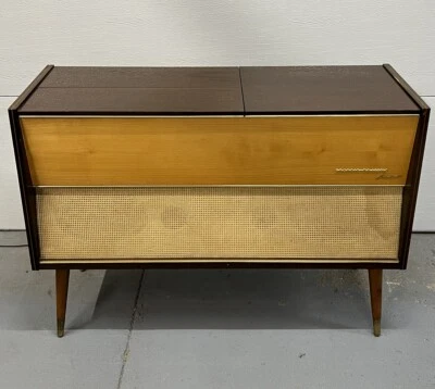 Consola estéreo Grundig Majestic vintage MCM 1958 SO 202 U/S FM radio reproducción de discos Foto 1 de 4