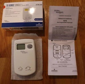 WHITE RODGERS 70 SERIES SINGLE STAGE THERMOSTAT = 1E78-144 = NEW OLD STOCK = - Picture 1 of 4