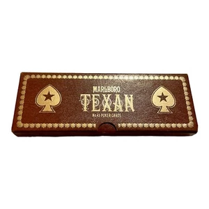 Marlboro Texan n. 45 carte da gioco poker 1 sigillate 1 aperte (BW) - Foto 1 di 8