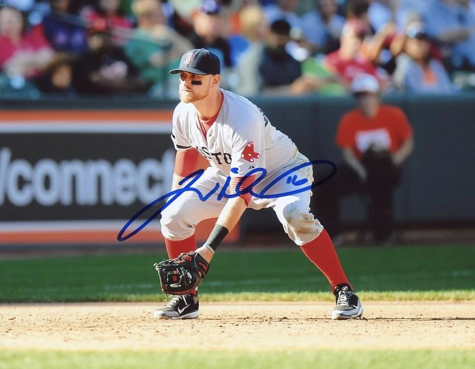 WILL MIDDLEBROOKS BOSTON RED SOX INFIELD SIGNED 8X10 PHOTO W/COA  - Image 1 of 1