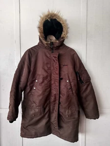 Giacca parka vintage in nylon Schott Nyc, taglia M - Foto 1 di 15