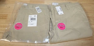 2 The Children's Place Girl's Size 12 Sandy Uniform Skinny Stretch Chino Pants - Picture 1 of 2