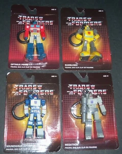 Transformers 3" Bag Clips 2021 complete Set of 4 New - Picture 1 of 6