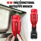 18 In 1 Multifunction Faucet Sink Spanner Tap Wrench Installer Foldable Kitchen