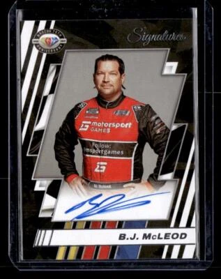 2023 Panini Prizm #75-BJ B.J. McLeod NASCAR 75th Anniversary Signatures AU - Image 1 of 2