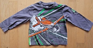Langarm Shirt Gr 98 ** Disney Planes ** mit Propellerflugzeug - Bild 1 von 1