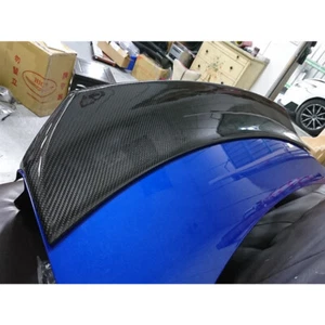 CARBON FIBER FOR SUBARU WRX STI 4th US HELLAFLASH LOOK REAR TRUNK SPOILER NEW - Picture 1 of 10