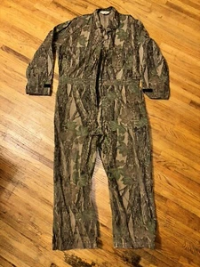 Vintage Walls Realtree Camo Hunting Coveralls Mens L Made USA *READ* - Picture 1 of 9