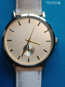 Reloj de cuarzo Accutime 102006wm 0615 movimiento Japón - Imagen 1 de 11