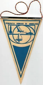 Rumänien, 80er Jahre, Vintage Sportwimpel - Rumänischer Modellbauverband - Bild 1 von 2