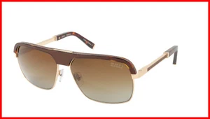 ZILLI Sonnenbrille Titan Acetat Leder polarisiert Frankreich Handarbeit ZI 65024 C06 - Bild 1 von 9