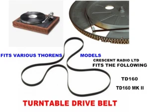 Thorens TD-160 & TD160 mkII replacent turtable drive belt. - Picture 1 of 1