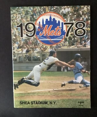 1978 NEW YORK METS OFFICIAL YEARBOOK NRMINT - Image 1 of 2