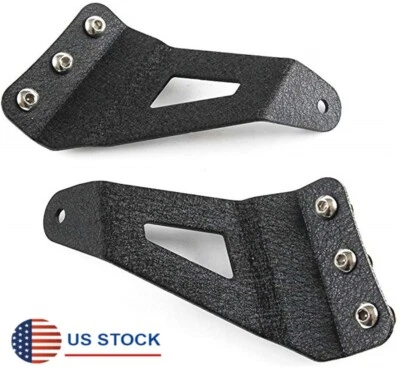 2PCS Light Bar Mounting Brackets Holder  Black For 52" Curved Light Bar USA Ship - Image 1 of 4