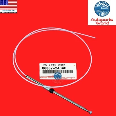BRAND NEW GENUINE OEM LEXUS 2002-2010 SC430 ANTENNA ROD MAST & CABLE 86337-24340 - Image 1 of 2