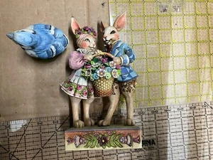 Jim Shore Heartwood Creek Happy Together 4007543 Figur 2006 Hase Häschen Hase - Bild 1 von 6