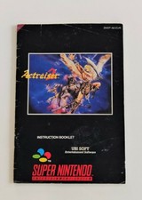 Leaflet manual super nintendo snes actraiser 2 eur version