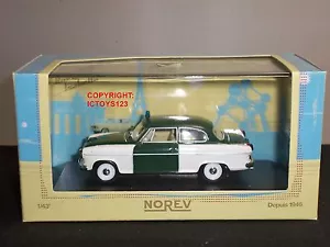 NOREV 820030 BORGWARD ISABELLA POLICE DIECAST MODEL CLASSIC CAR - Picture 1 of 1