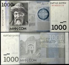 Kyrgyzstan 1000 Som 2016 banknote (UNC)