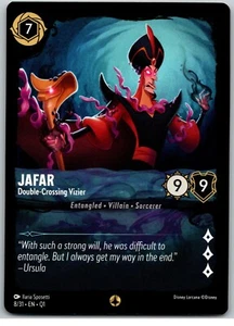 #8 Jafar - Double-Crossing Vizier Disney Lorcana Illumineer's Quest Deep Trouble - Picture 1 of 2