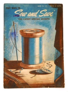Buch Sew and Save 1941 Nr. 169 Spule Cotton Co Dritte Auflage Handarbeit - Bild 1 von 3