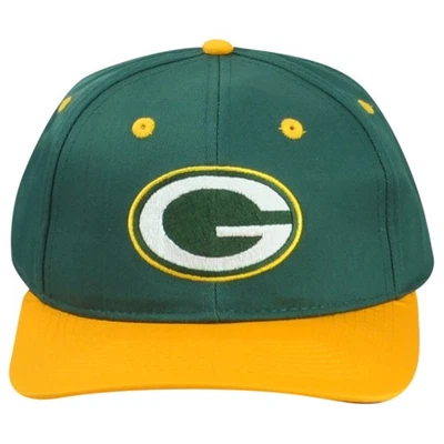 NFL Green Bay Packers Adultos Hombres Billete Plano Dos Colores Snapback OSFM Gorra Gorra Foto 1 de 4