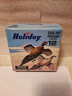 Empty 12ga. Pheasant/Mallard Holiday shell box - Image 1 of 4