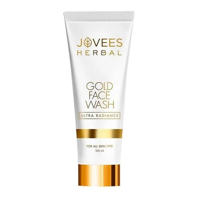 Jovees Herbal Gold Face Wash Ultra Radiance 100ml Reduce Dark Spots Brightens - Image 1 of 4