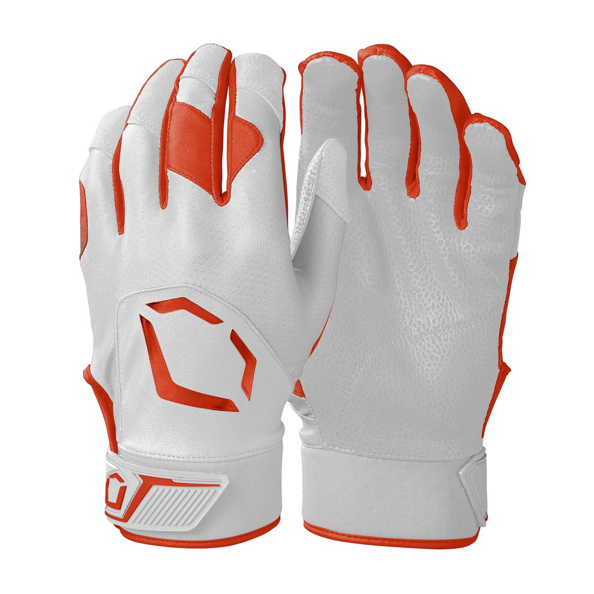 EvoShield SRZ-1 Adult Batting Gloves - Orange Small Size For