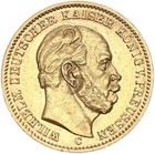 Preußen Wilhelm I. 20 Mark 1877 C Gold SELTENSTER JAHRGANG ss+/vz J 246