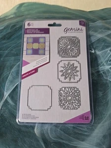 Gemini Crafters Companion Papercraft Die Rosette Patchwork Create A Card New 6p - Picture 1 of 9