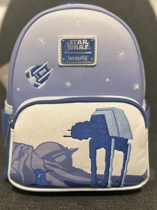 Disney Parks Loungefly Star Wars Hoth Echo Base AT-AT Mini Backpack New - Picture 1 of 12
