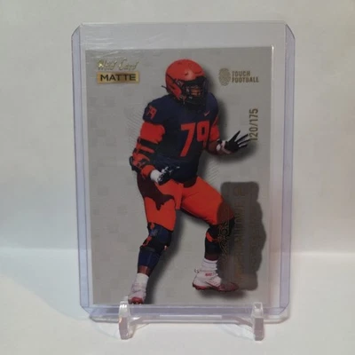 2022 Wild Card MATTE Touch Football Rectangles #MB-128 Vederian Lowe 120/175 RC - Image 1 of 3